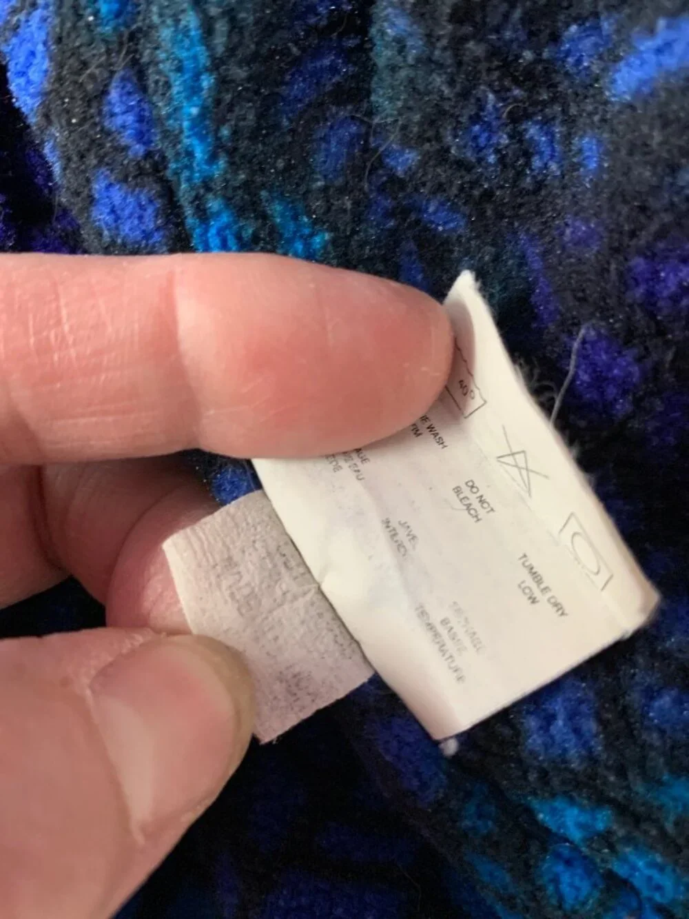 Patagonia Reversible Blue Jacket With Fleece Lining Snap & Zip Closure Size XL